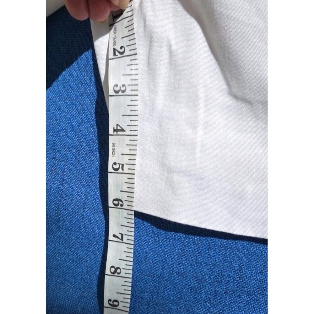 Larry Levine Petite White Cotton Shorts 10P - Picture 4 of 8